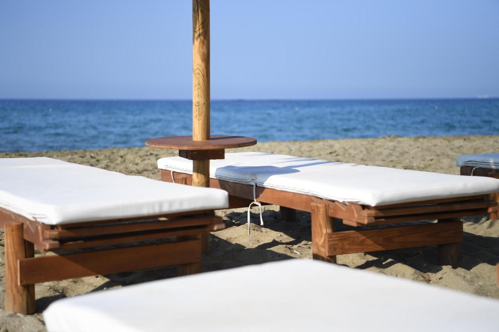 Nostos Beachfront Apartments & Studios Agios Ioannis  Exteriér fotografie